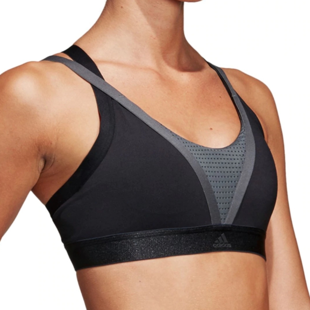 Adidas "All Me" strappy sports bra